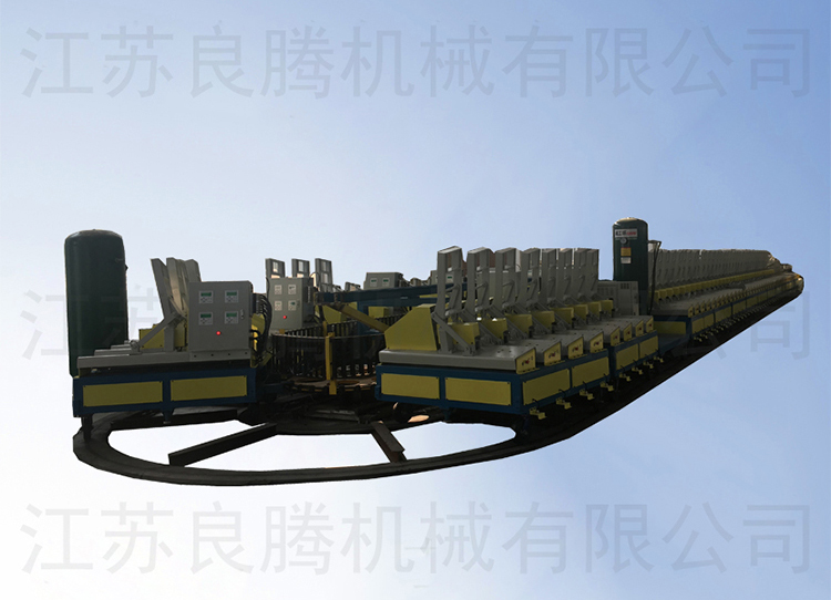 100工位全自動發(fā)泡抹泥板環(huán)形流水線